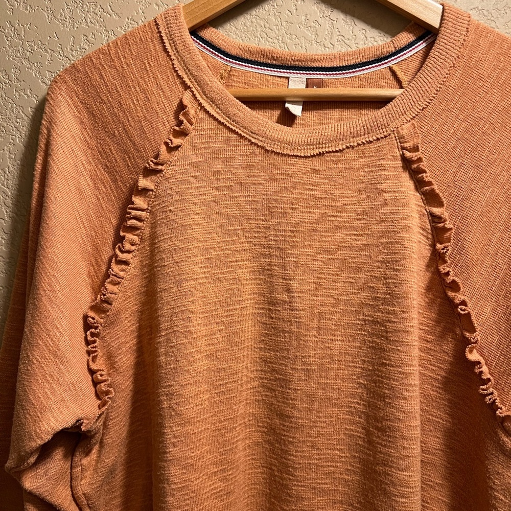 ANTHRO Pilcro ruffled sweater - Picture 5 of 7